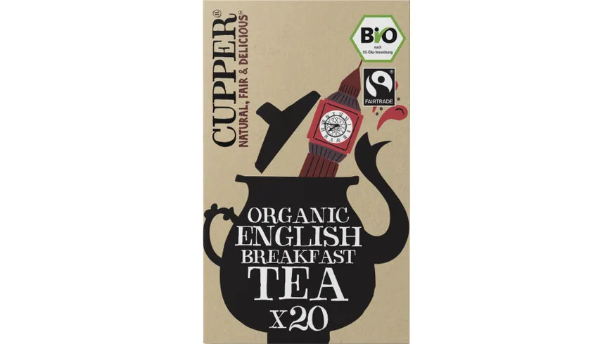 CUPPER Organic English Breakfast Tea 50 g