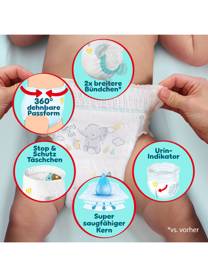 Pampers Pampers Premium Protection Pants Größe 7, 123 Windeln, 15kg  günstig kaufen 7