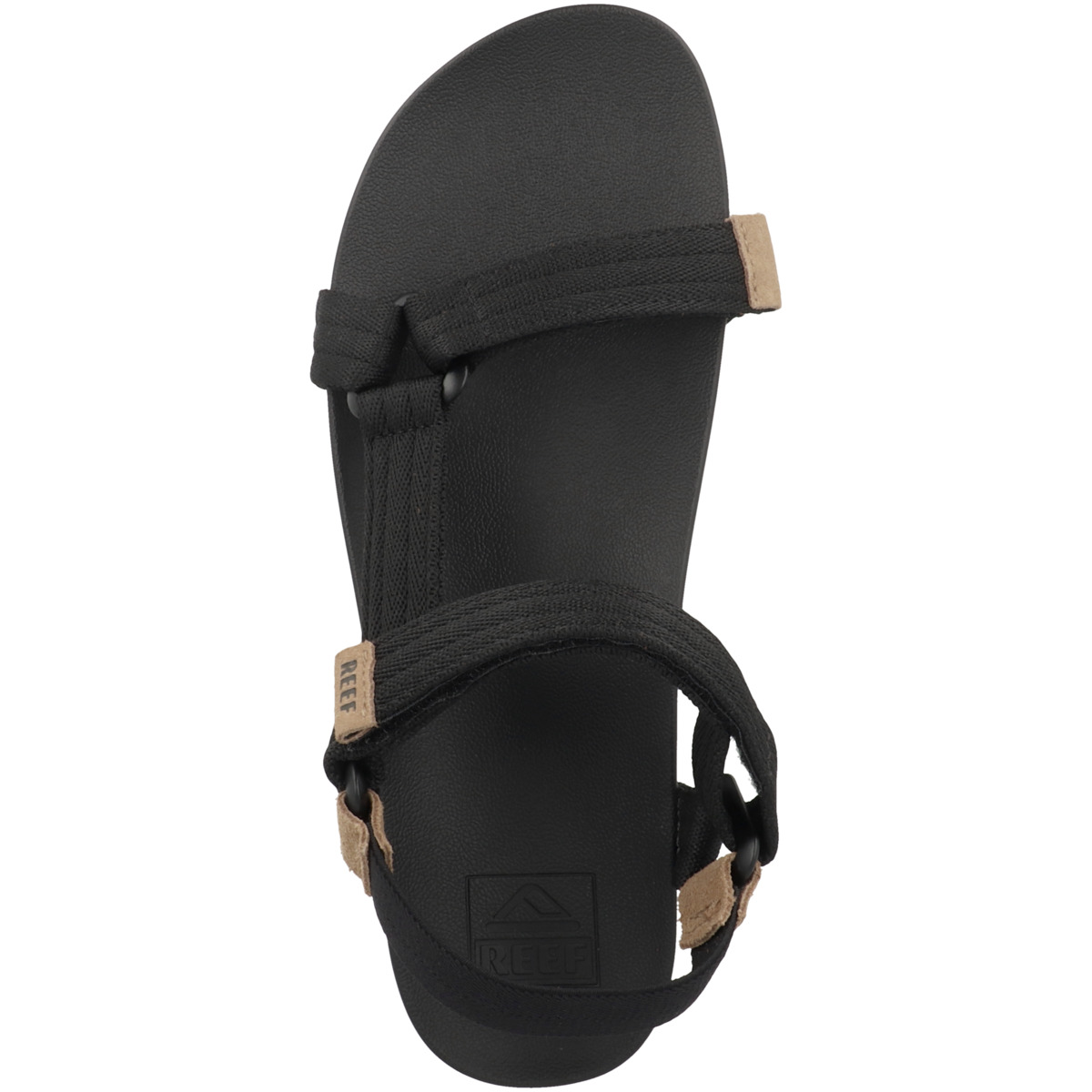 Reef Cushion Rem Sandale schwarz