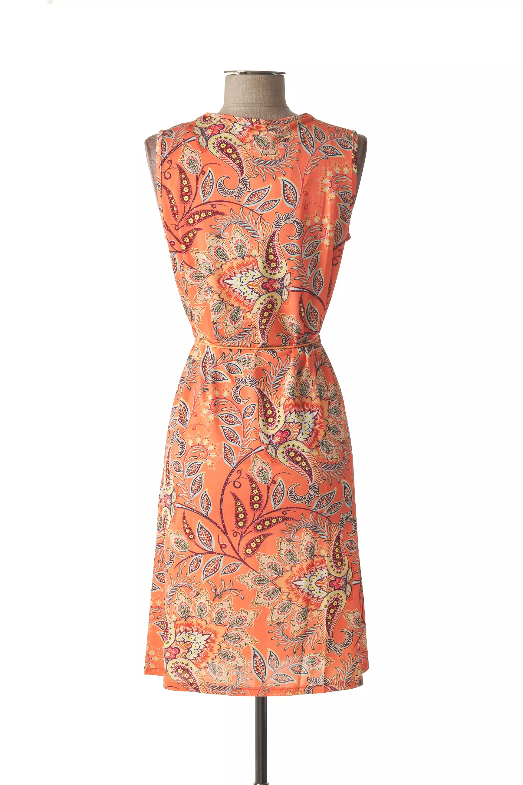 Julie Guerlande Robes Mi Longues Femme couleur orange