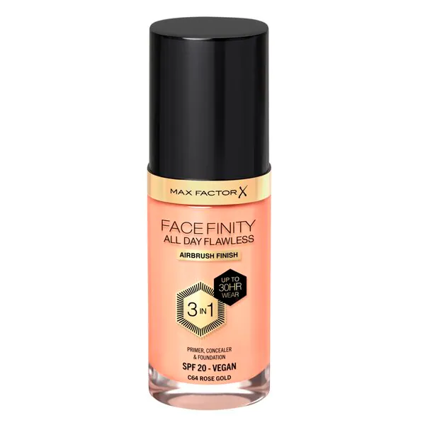 Max Factor Facefinity All Day Flawless C64 Rose Gold alapozó 30ml
