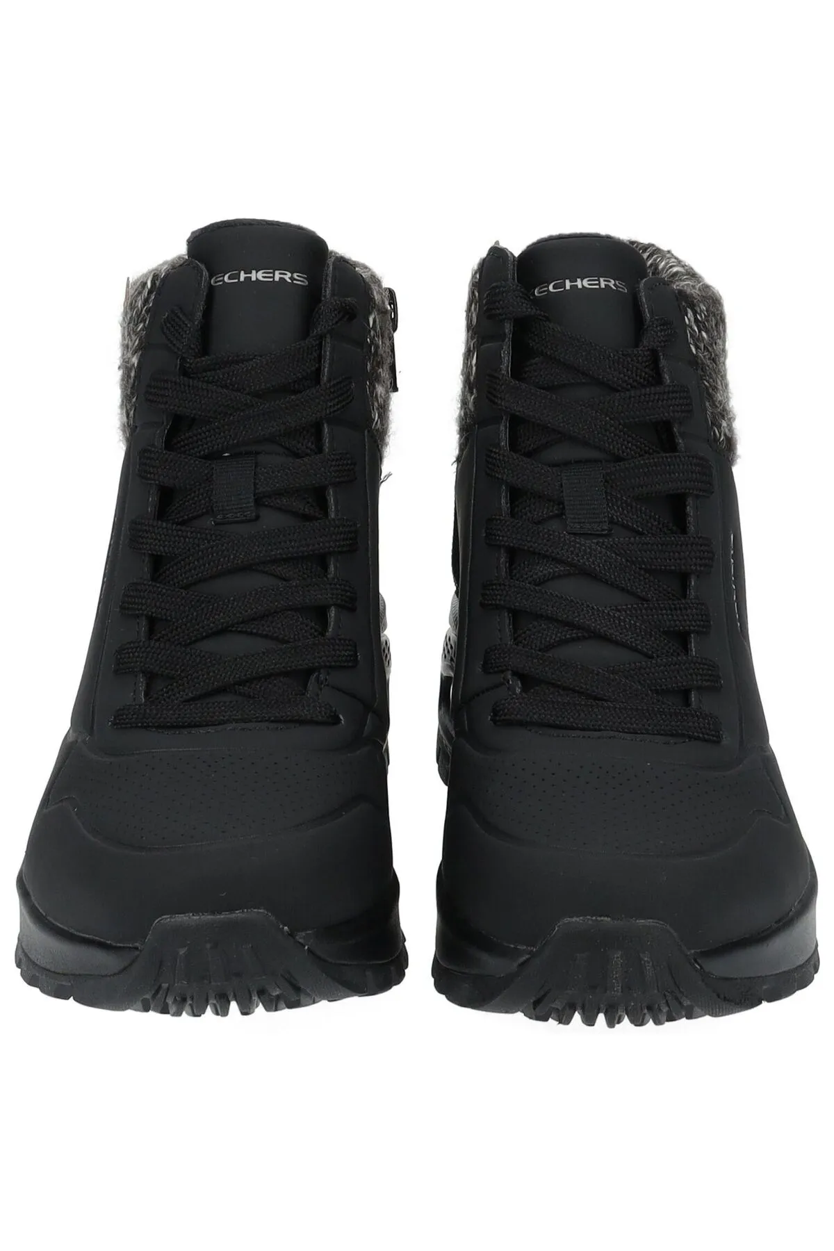 SKECHERS  Stiefelette - Schwarz - Flacher Absatz