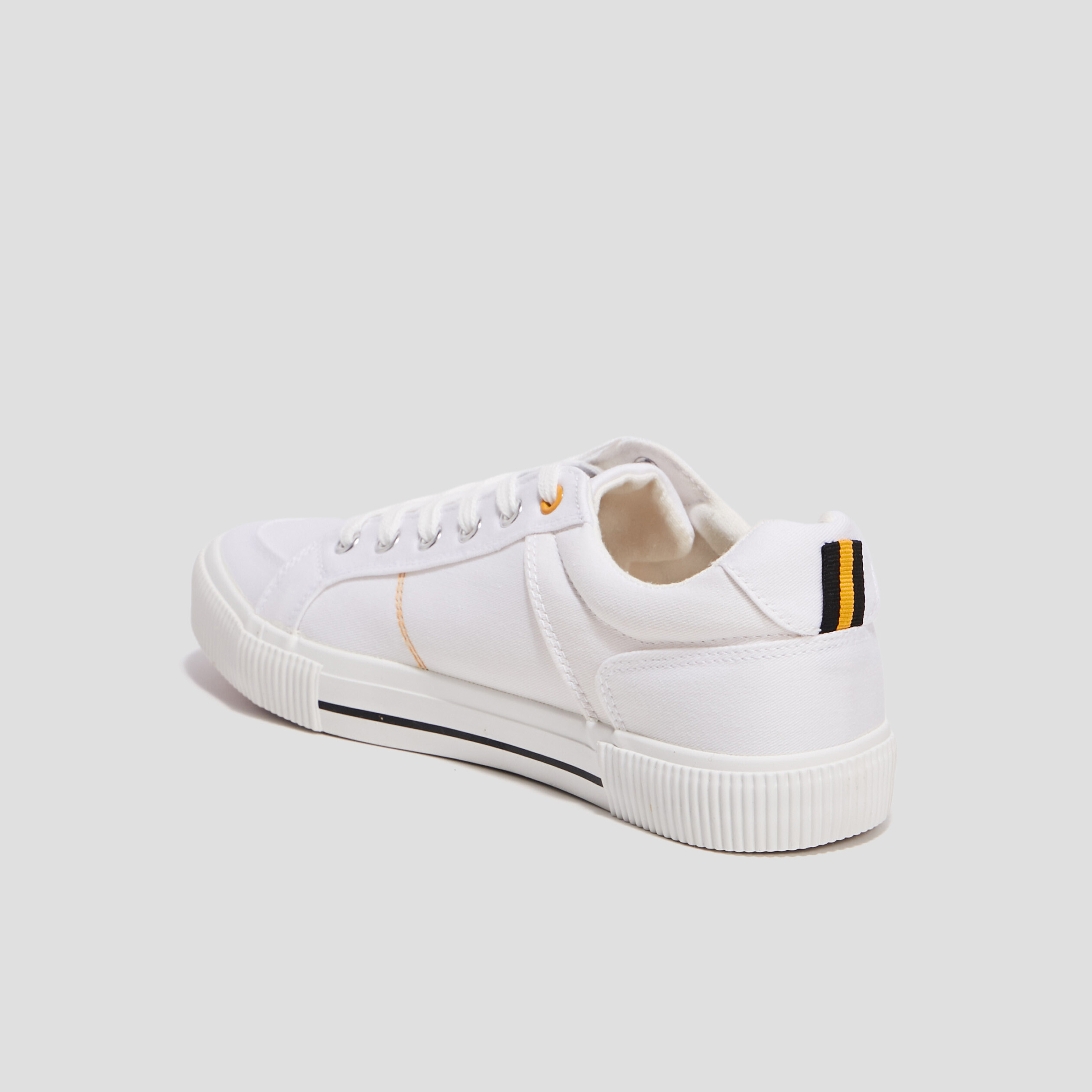 Tennis à lacets blanc homme | La Halle