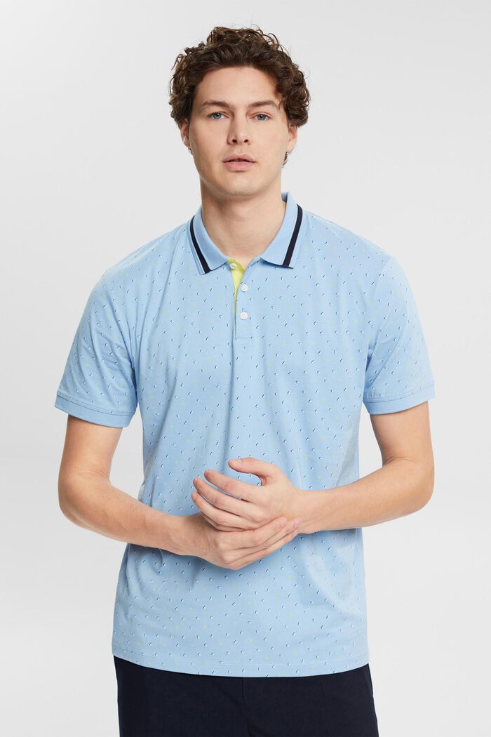 Poloshirt mit Allover-Muster
