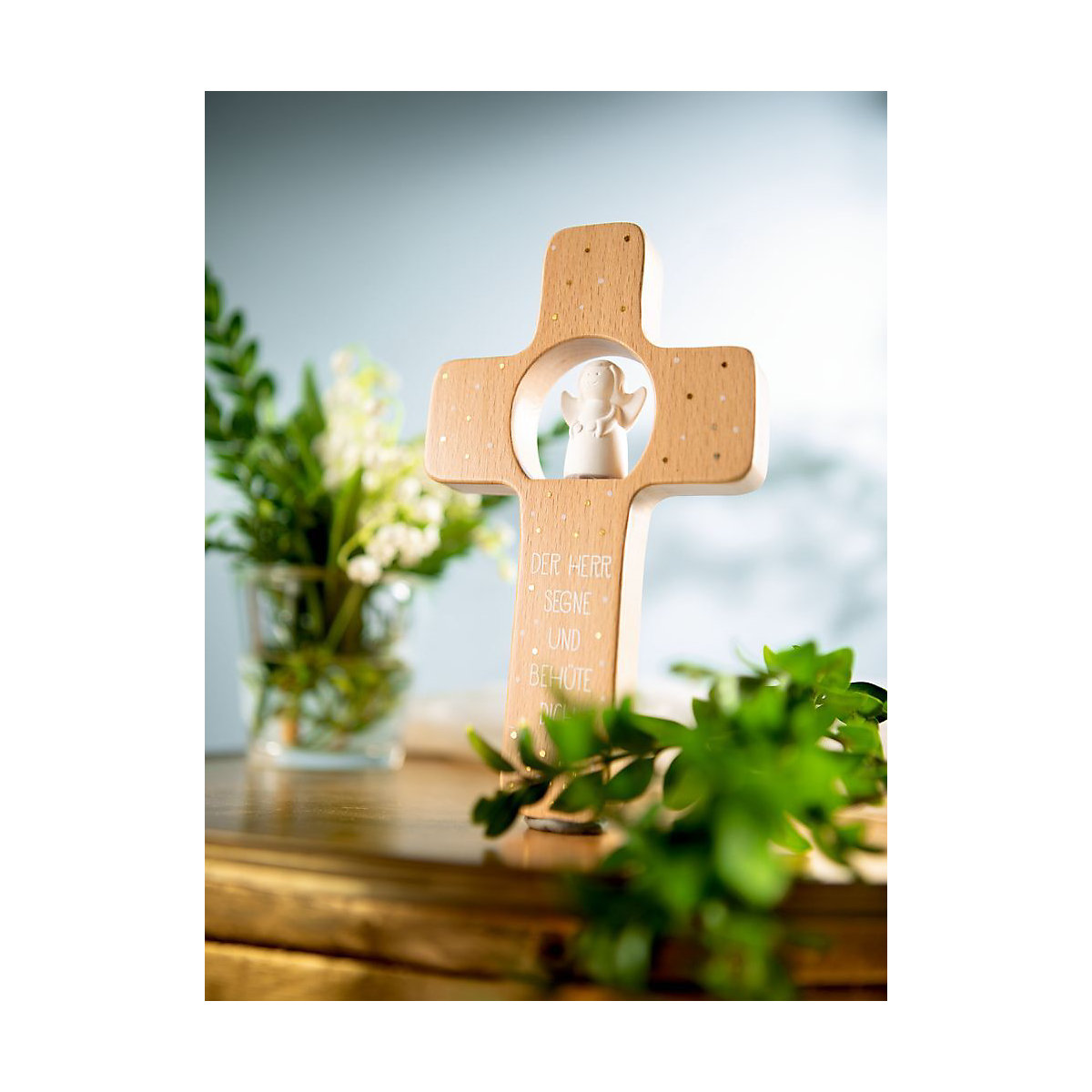 Holzkreuz: Der Herr segne und behüte dich