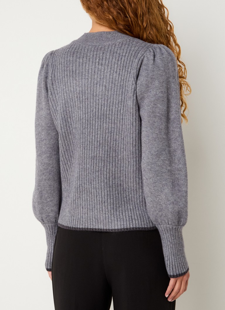 Maglione a collo alto a coste di Co'Couture Row