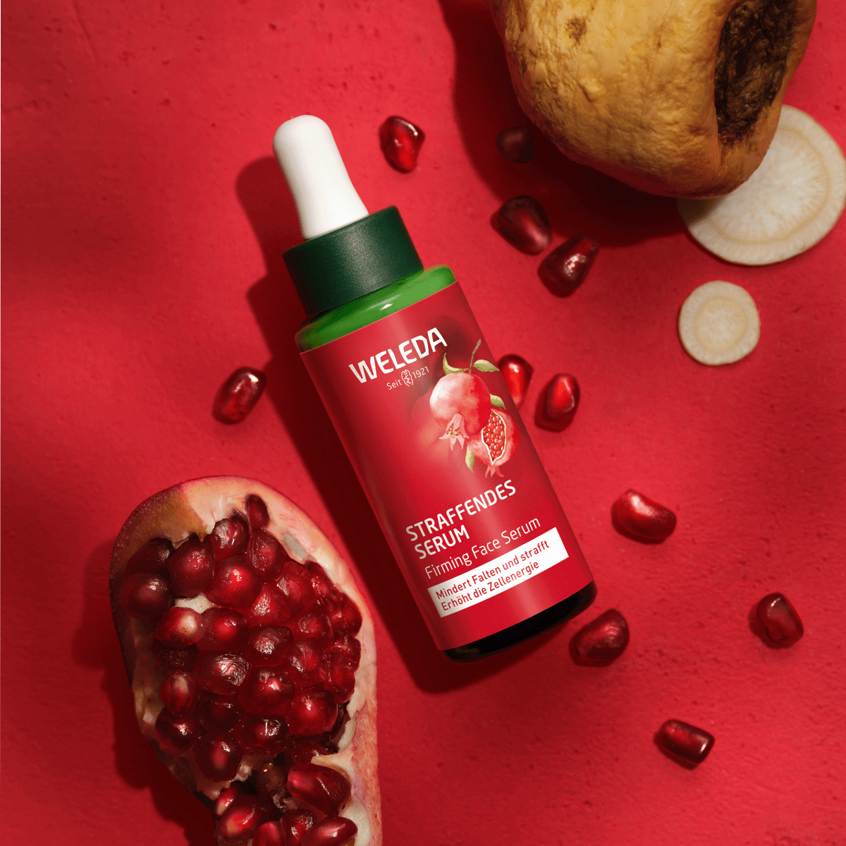 Serum straffend Granatapfel & Maca-Peptide, 30 ml