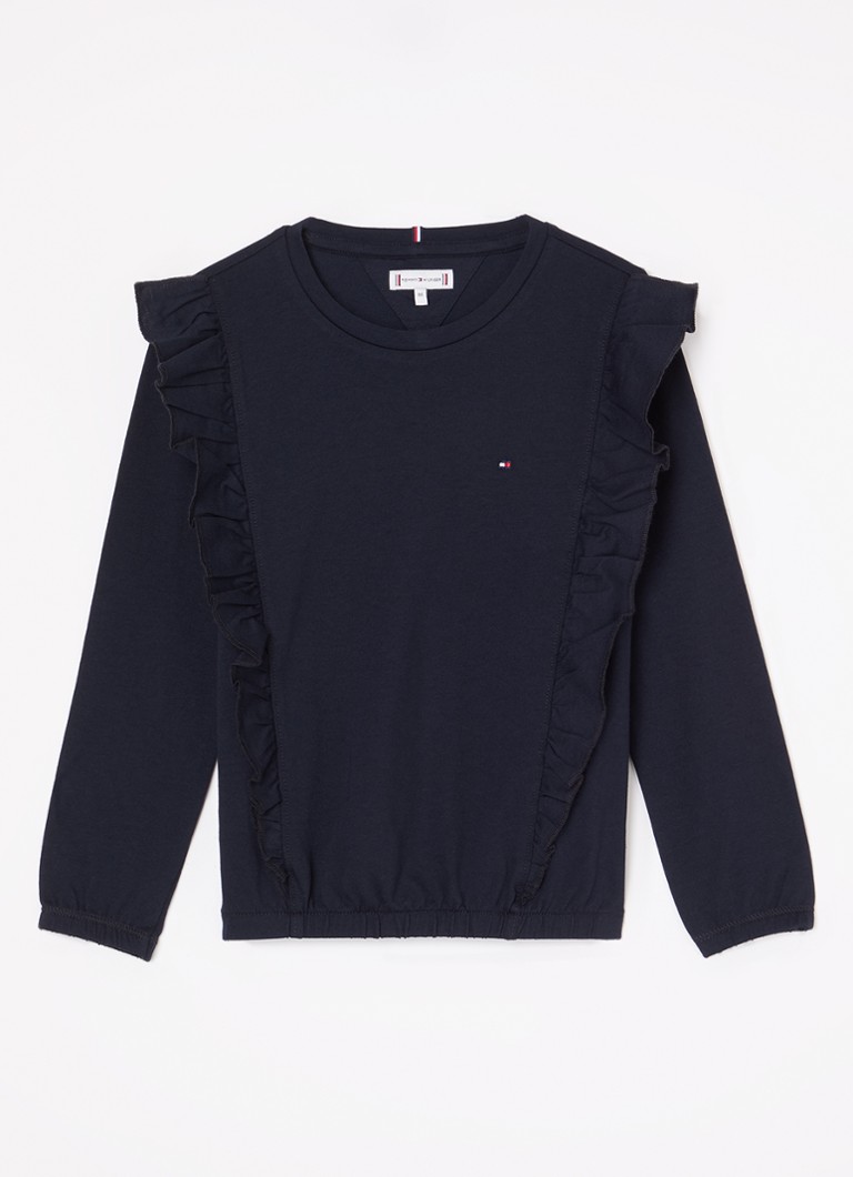 Camisa de manga comprida com babados da Tommy Hilfiger