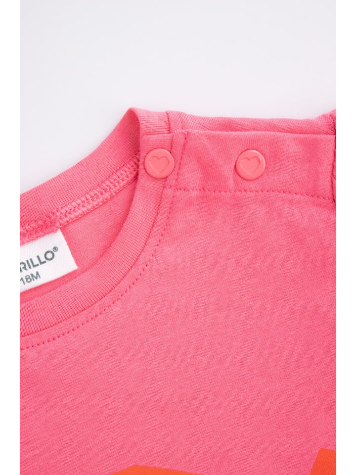 Coccodrillo T-Shirt mit kurzem Ärmel in rosa günstig kaufen