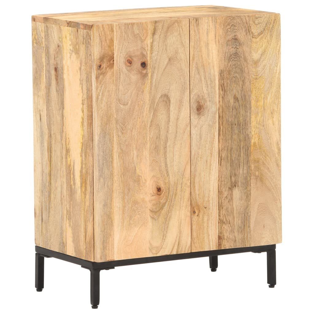 vidaXL Sideboard Sideboard 60x35x77 cm Mango Massivholz (1 St)