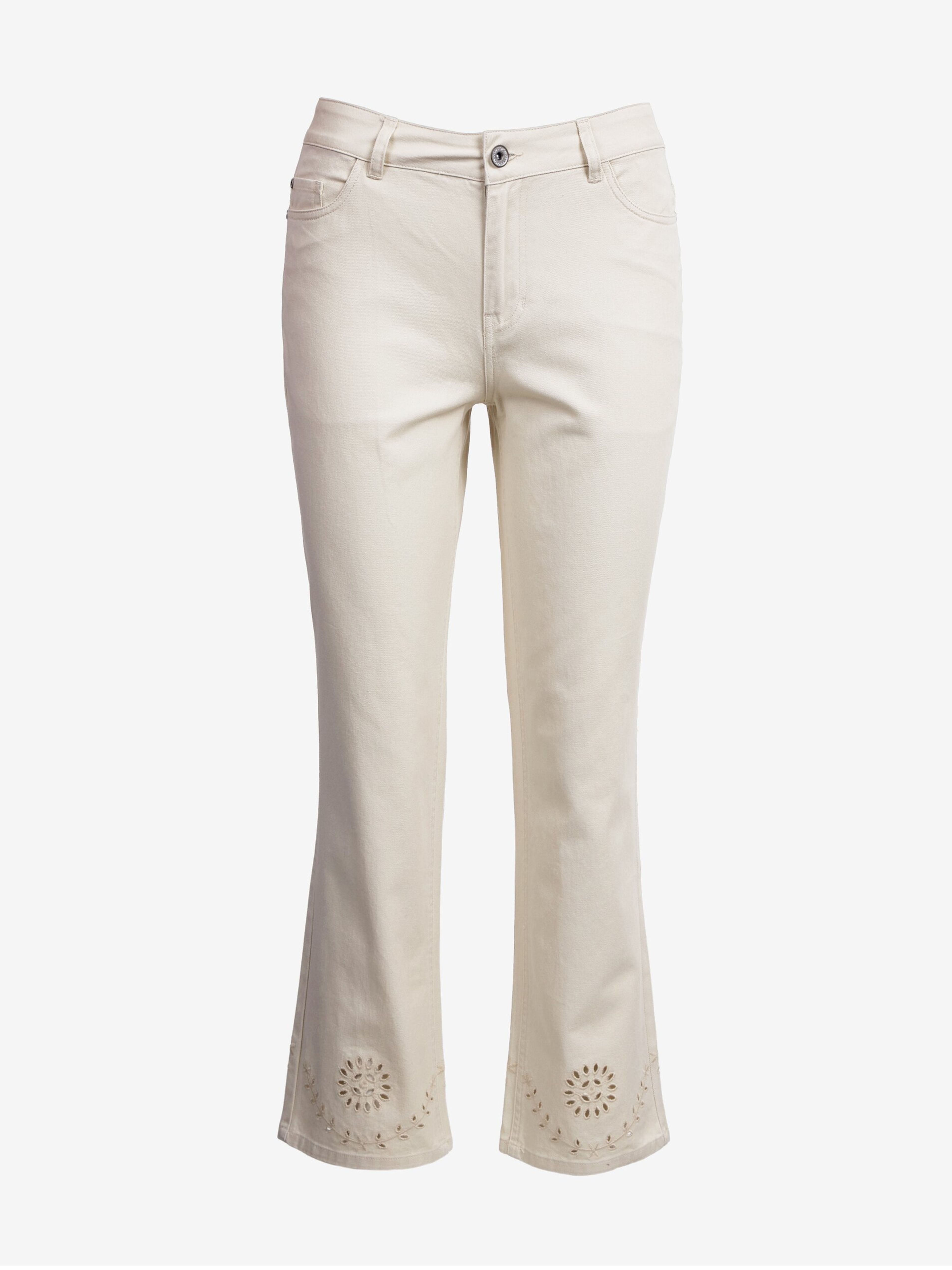 Beige Straight Fit Damenjeans ORSAY