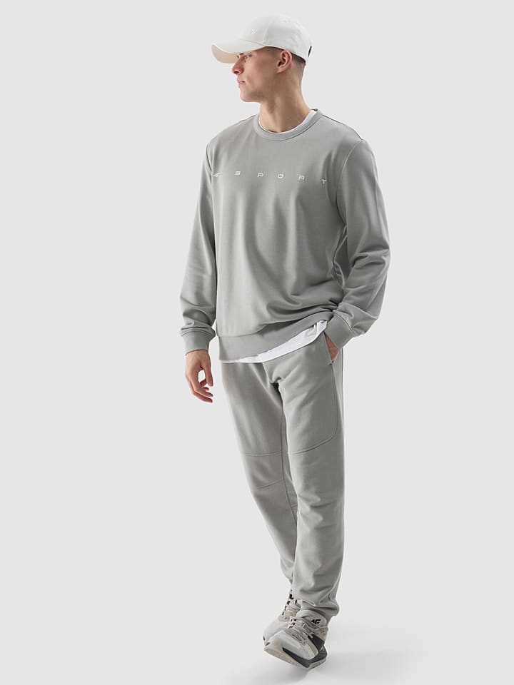 4F Sweatshirt in Grau günstig kaufen