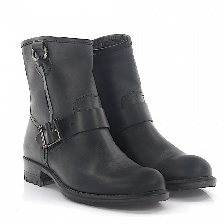 Budapester - Stiefeletten Kalbsleder - blau