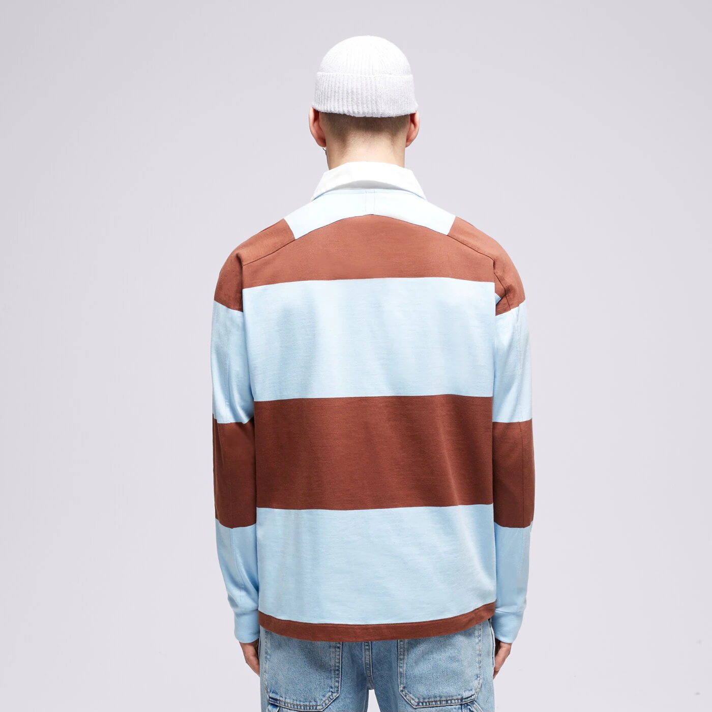 CHAMPION T-SHIRT STRIPED POLO Braun
