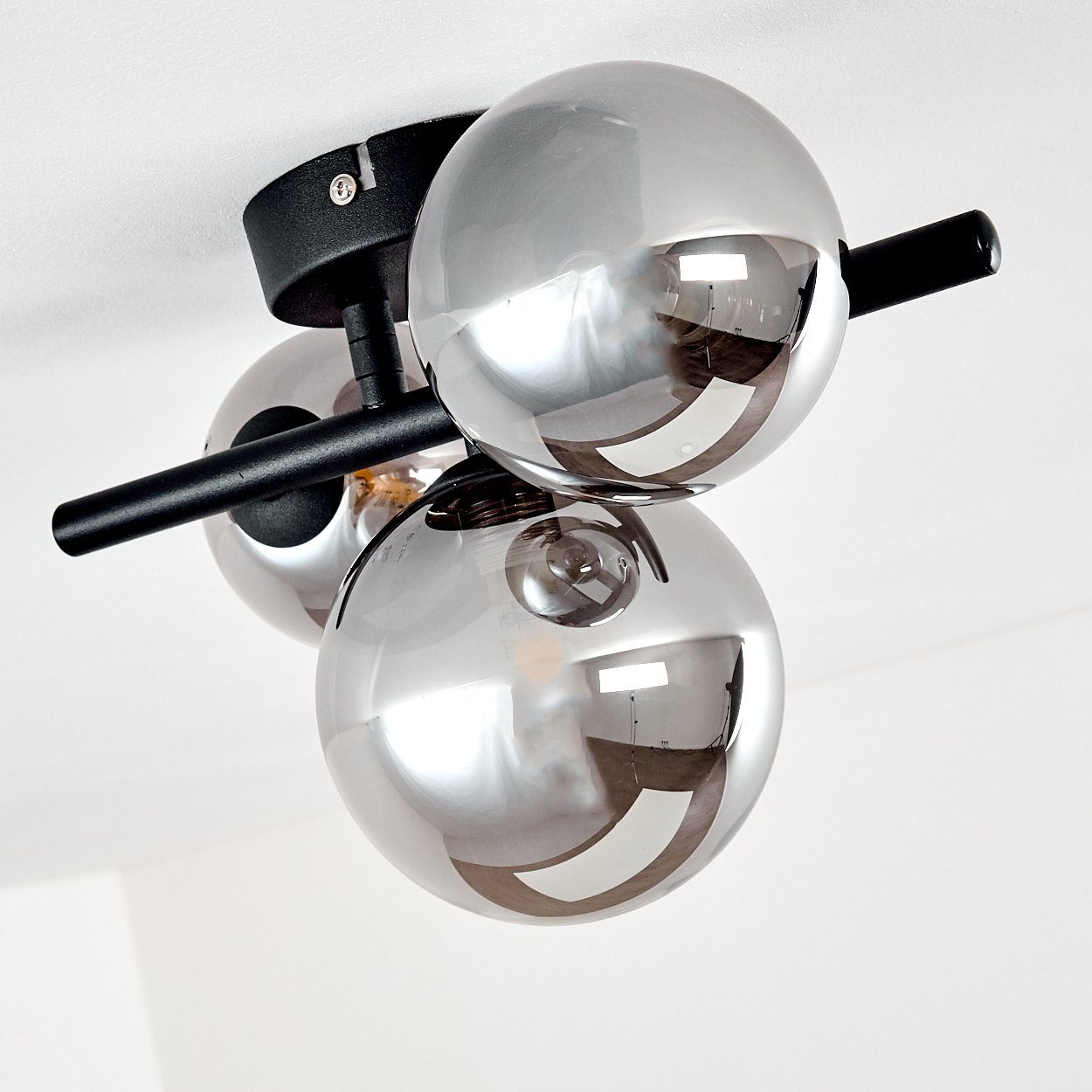 hofstein Deckenleuchte LED Decken Lampen 3-flammig Wohn Schlaf Zimmer Beleuchtung Flur