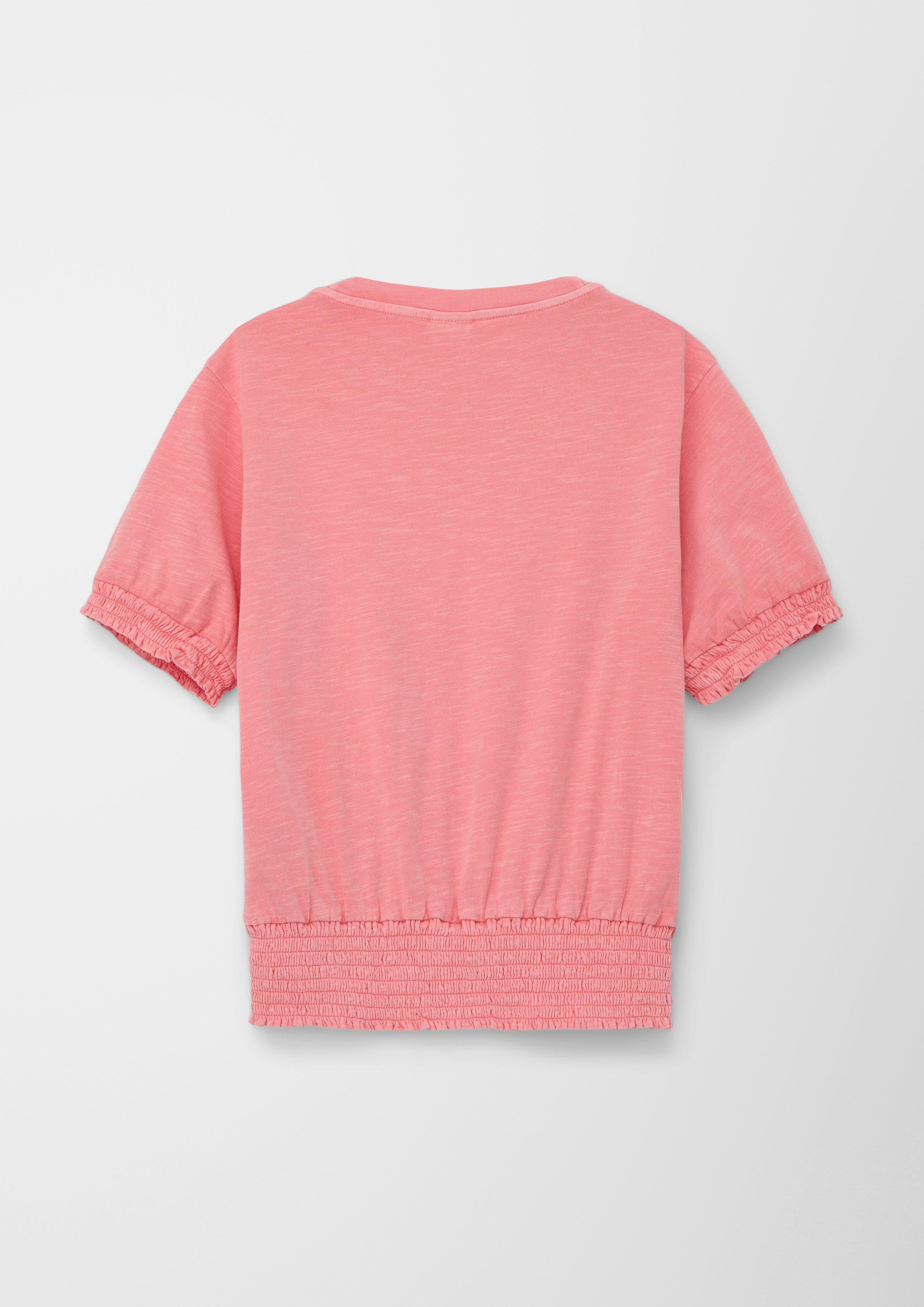 T-Shirt mit Smok-Partien  2130476-4334