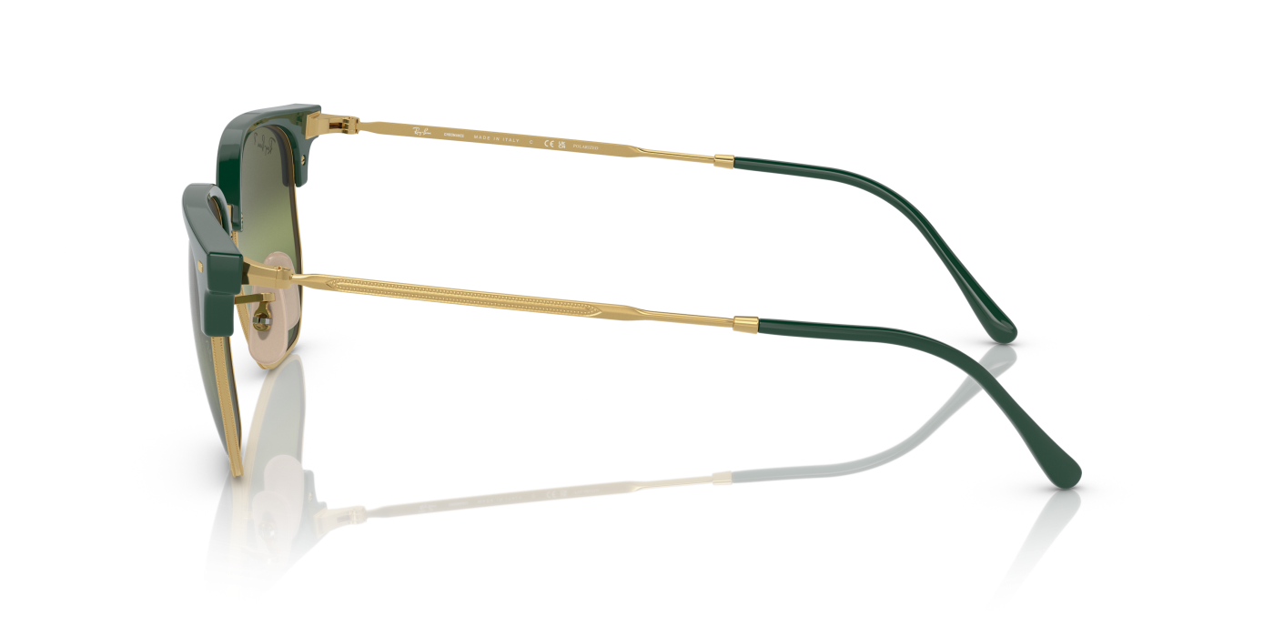 NEW CLUBMASTER - Lucido Verde su Oro Argento/Verde