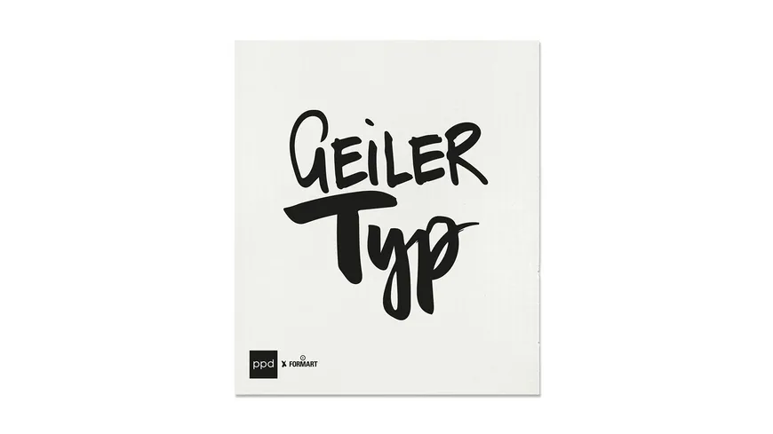 ppd Geiler Typ Schwammtuch