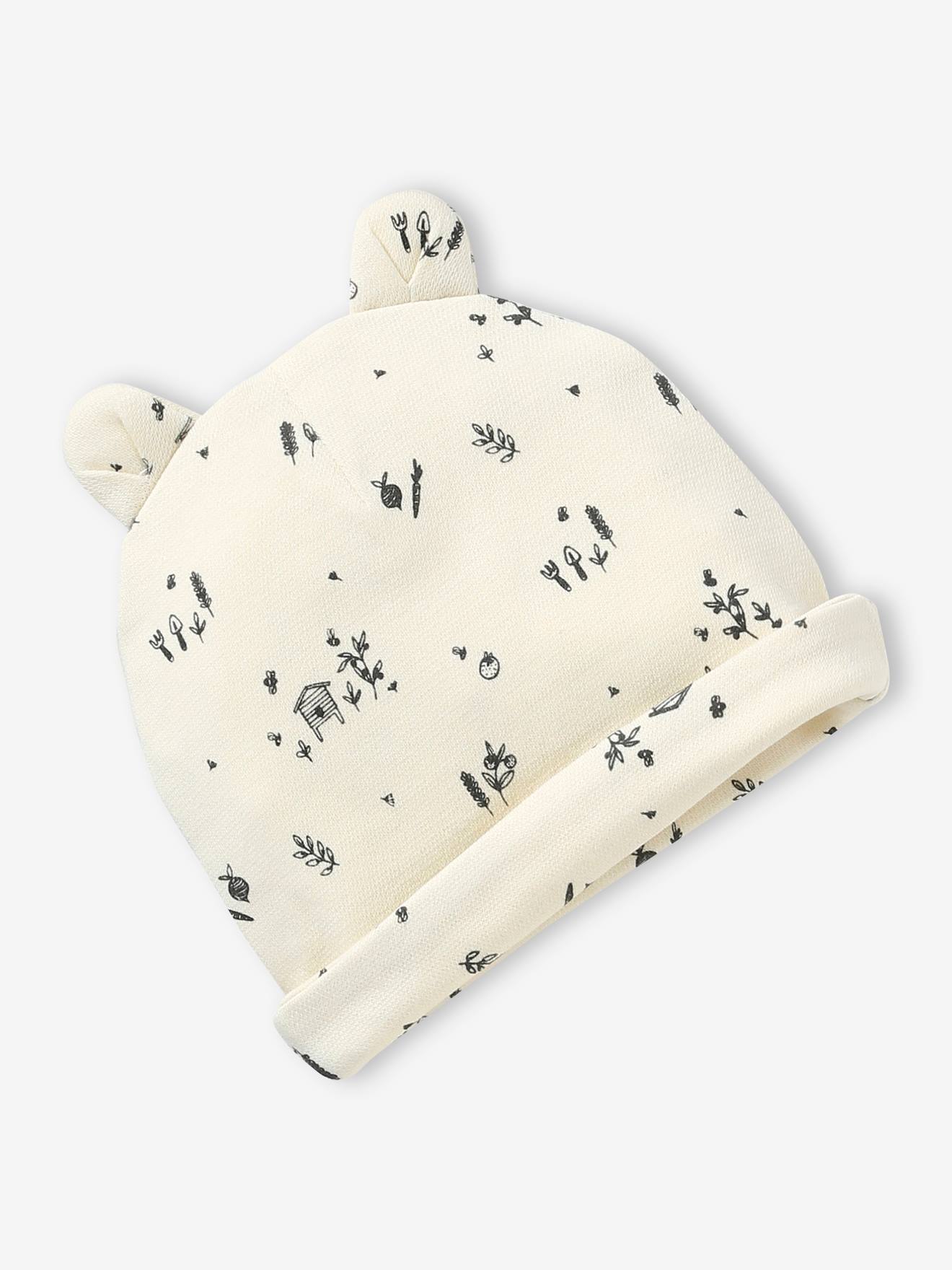 Vertbaudet Jungen Baby-Set: Mütze, Handschuhe & Schühchen Oeko-Tex - wollweiß