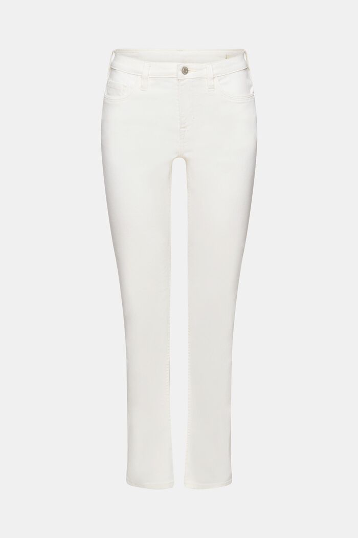 Mid-Rise-Jeans mit geradem Bein