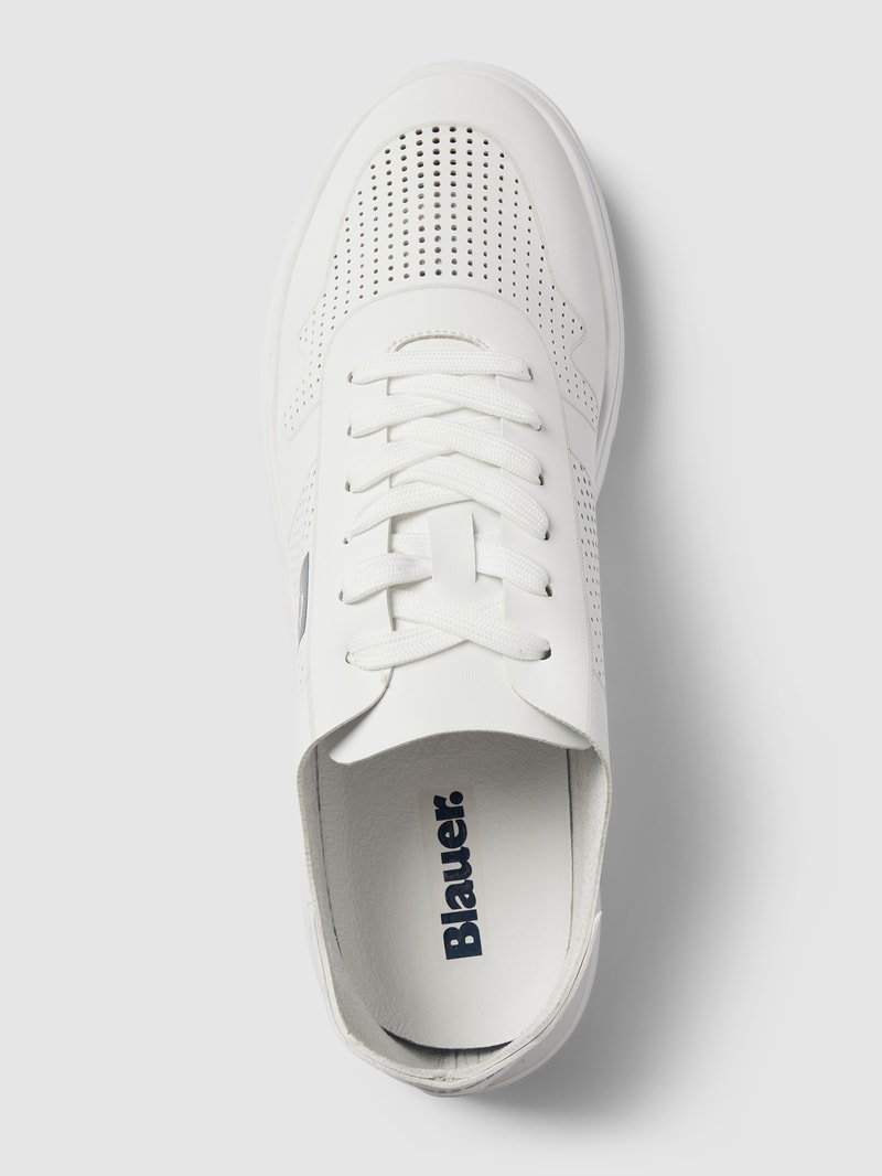 Sneaker mit Label-Print Modell 'BLAIR' in weiß