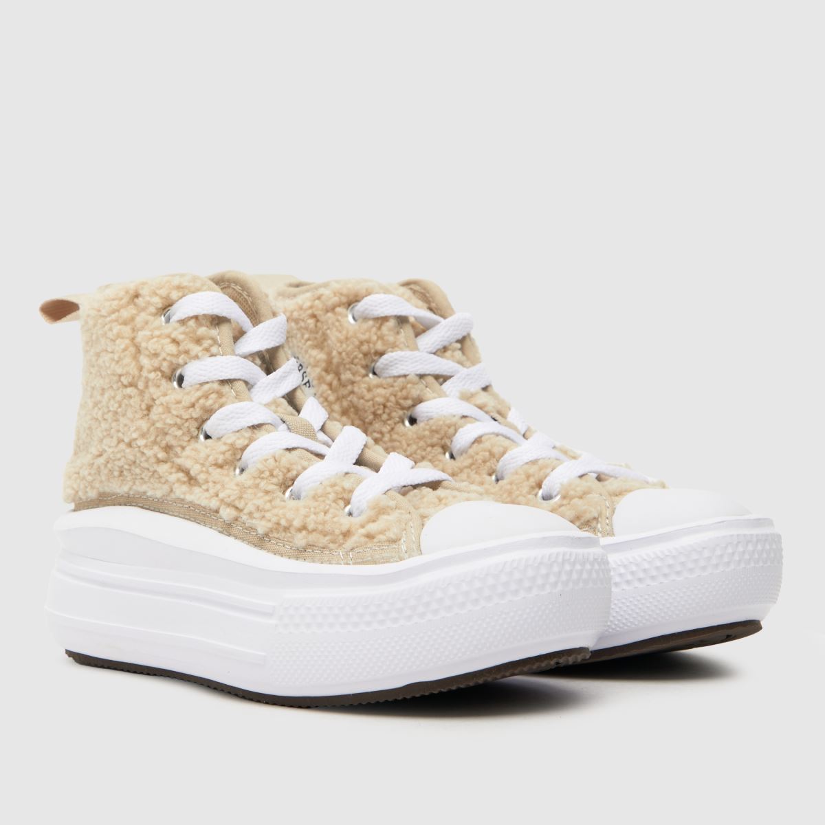 Converse beige All Star Move Hi Junior-sneakers