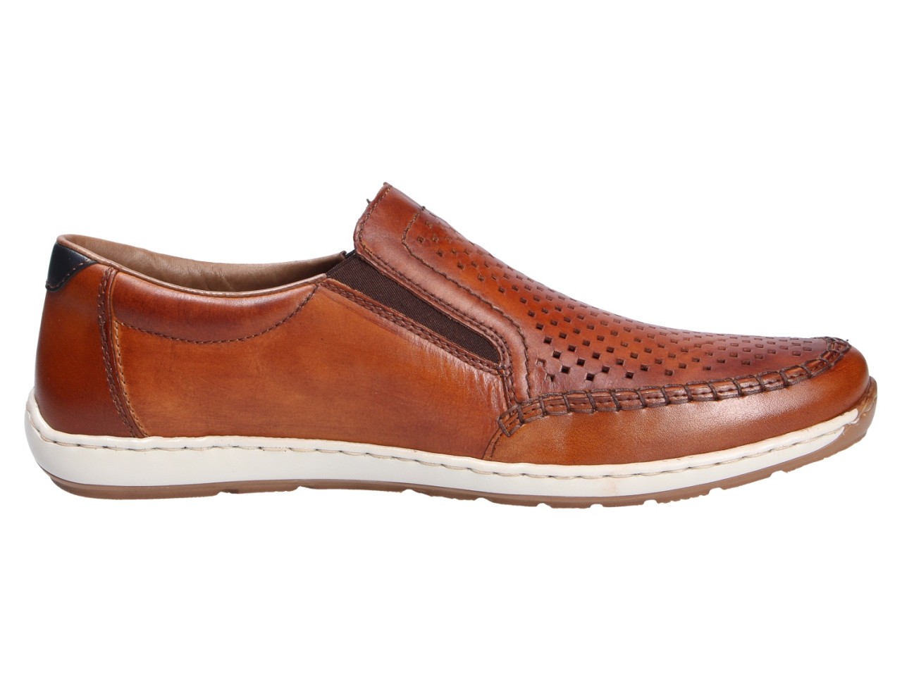 RIEKER Klassische Slipper braun Herren Slipper