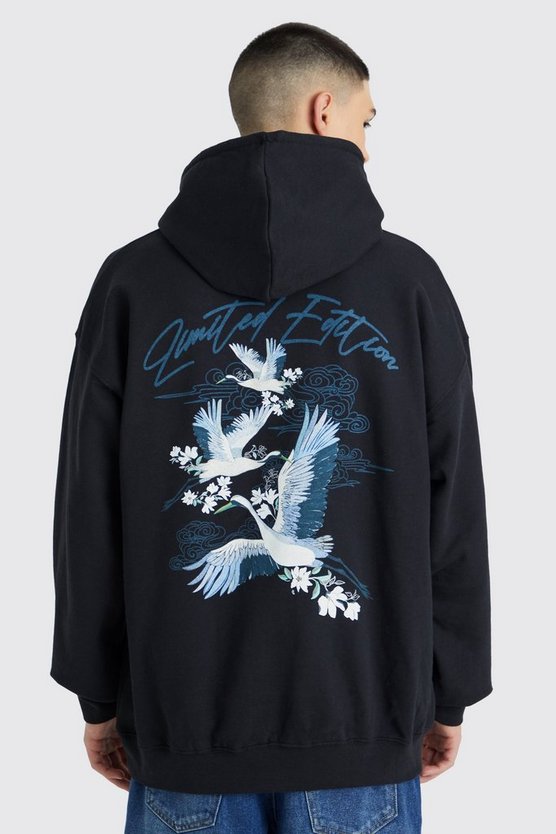 Oversize Hoodie mit Print