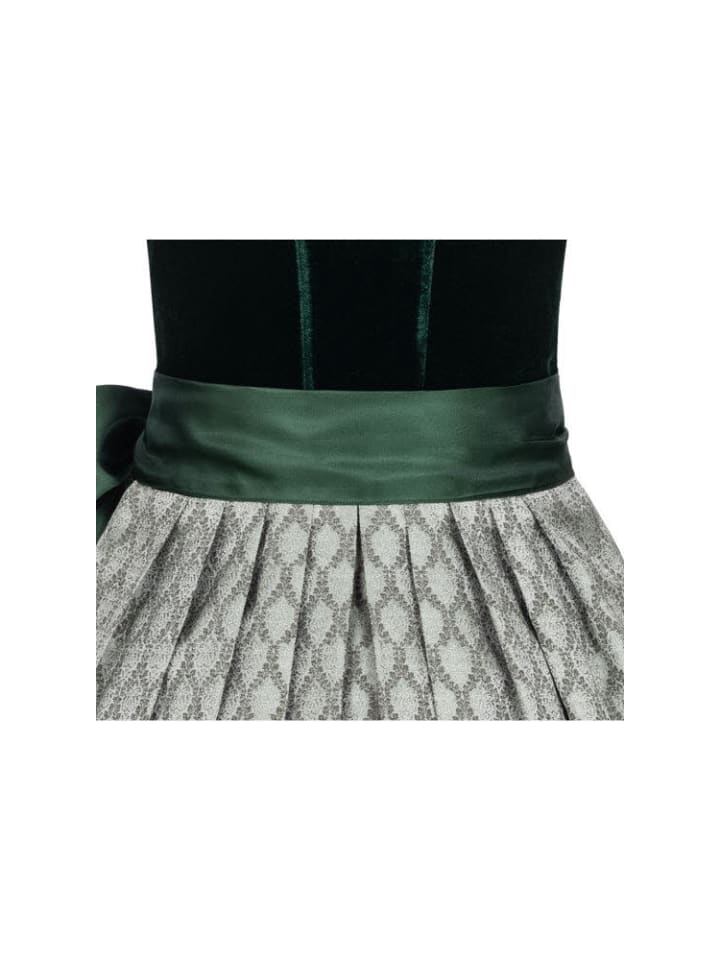 Nübler Dirndl midi Malies in Dunkelgrün günstig kaufen