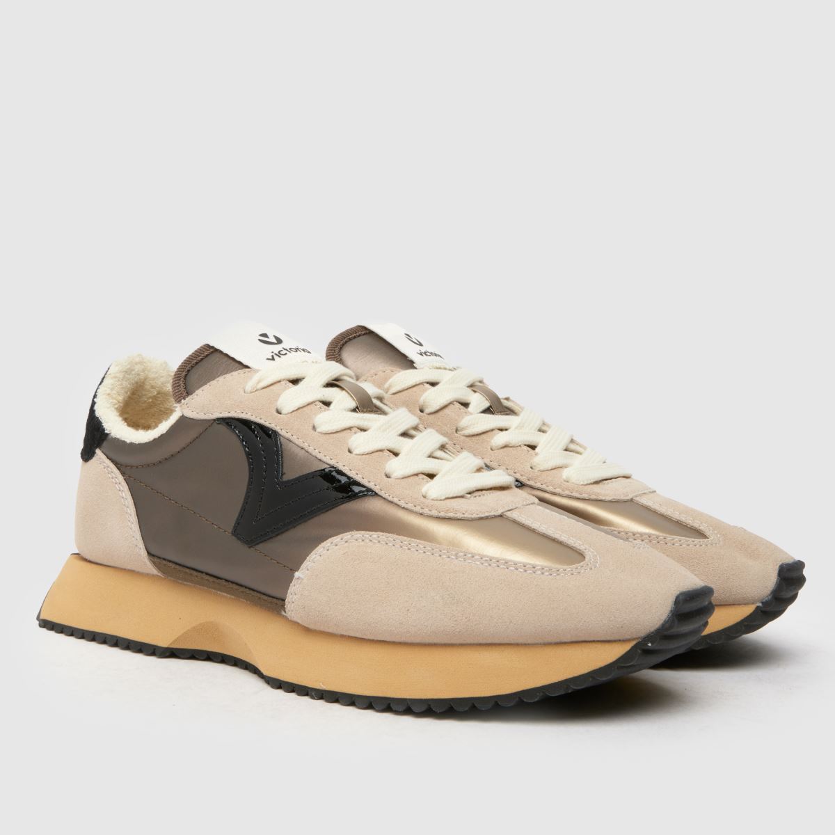 Victoria Modelo A-sneakers i beige, flerfärgad