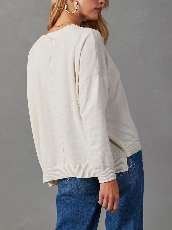 LA Angels Pullover in Creme günstig kaufen