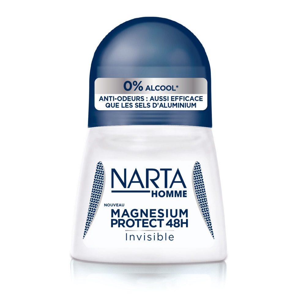 NARTA Narta Homme Magnesium Protect 48h Déodorant Bille Invisible