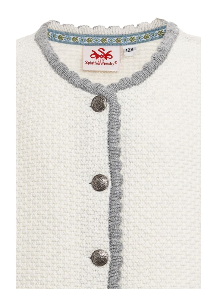 Spieth & Wensky Kinderjacke SCHÄFCHEN in offwhite günstig kaufen 86/92