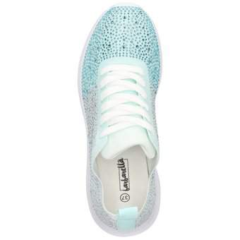 Barbarella Schnürsneaker in türkis