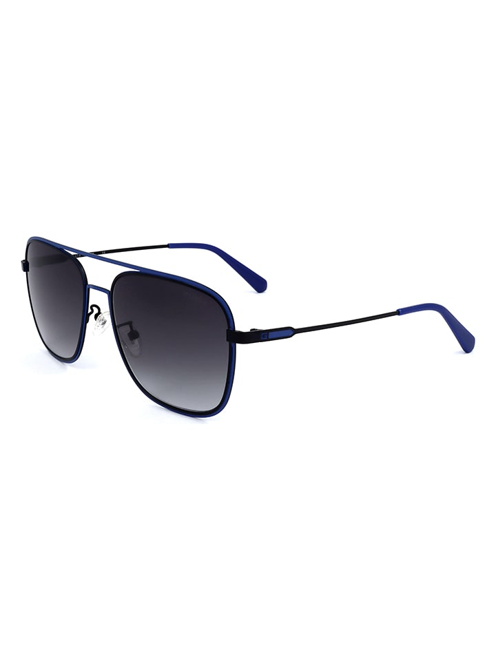 Guess Herren-Sonnenbrille in Blau/ Schwarz günstig kaufen 60
