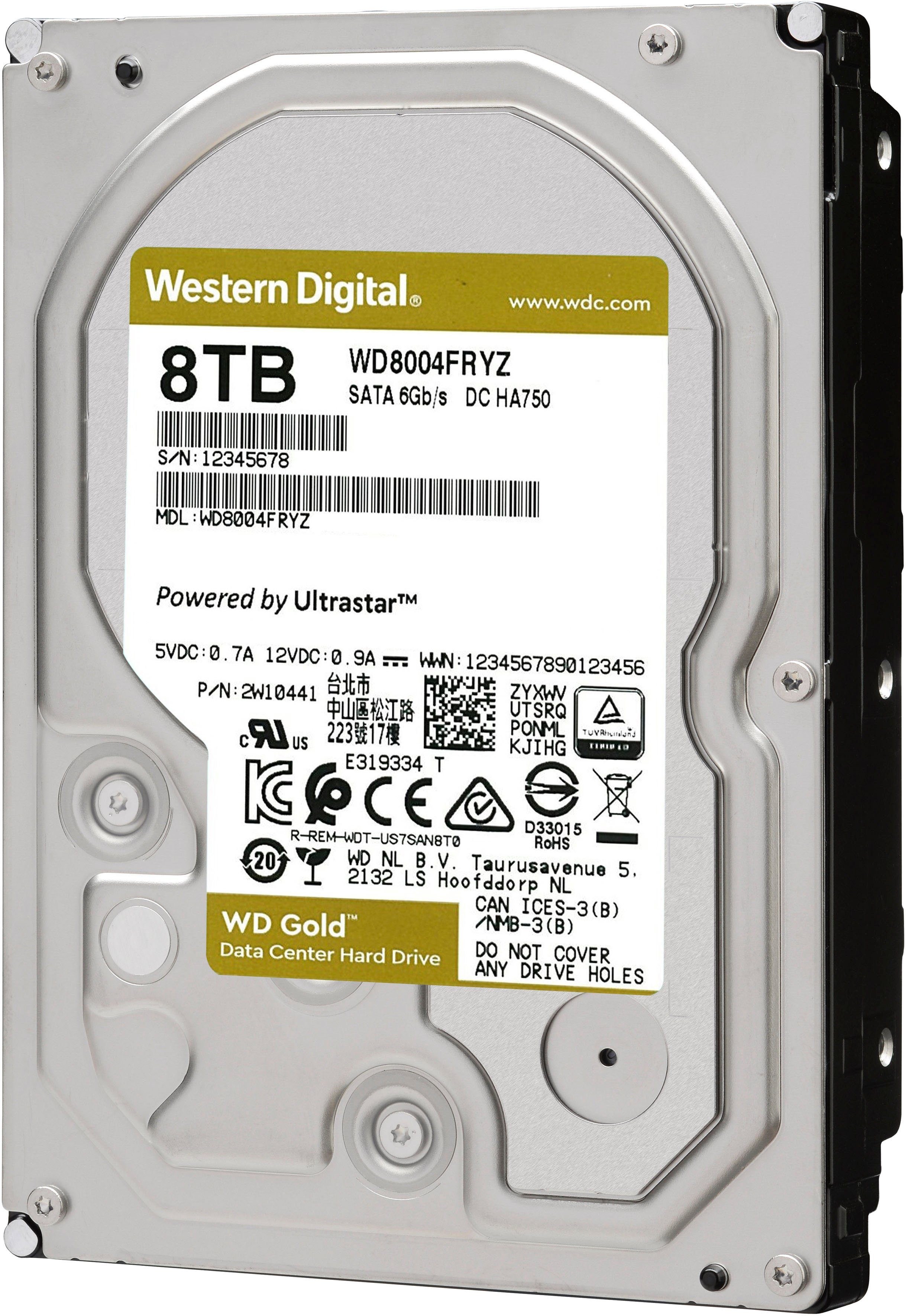 Western Digital WD Gold HDD-Festplatte (8 TB) 3,5