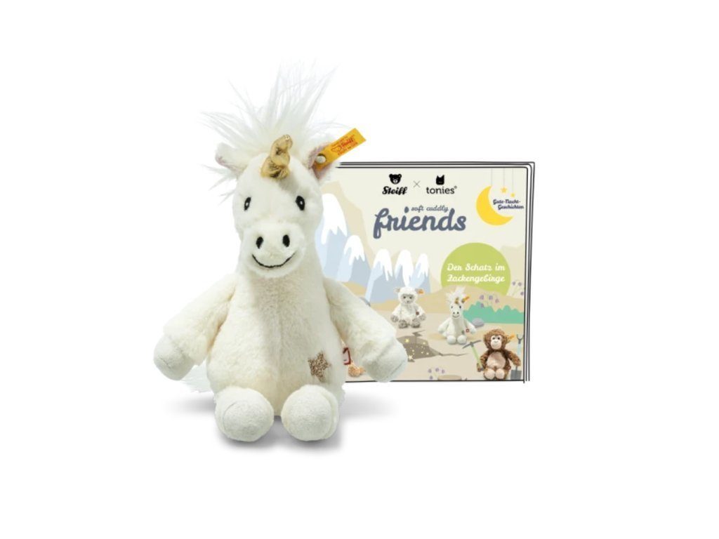 tonies Hörspielfigur Tonies-Steiff Soft Cuddly Friends mit Hörspiel Unica Einhorn, (1-St), plüschig weich