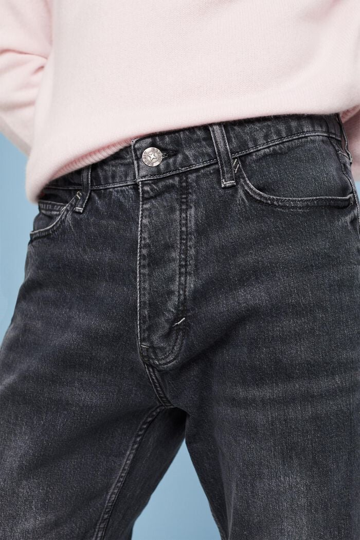 Lockere Retro-Jeans mit mittlerer Bundhöhe
