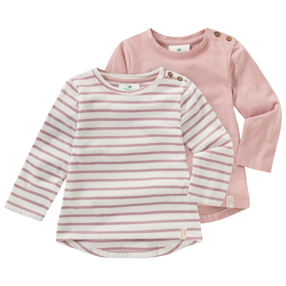 2 Baby Langarmshirts im Set