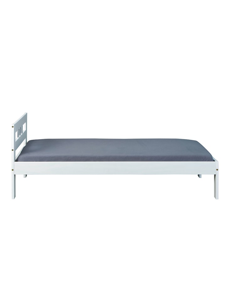 ebuy24 Bett Fank Weiß 96 x 205 cm günstig kaufen onesize