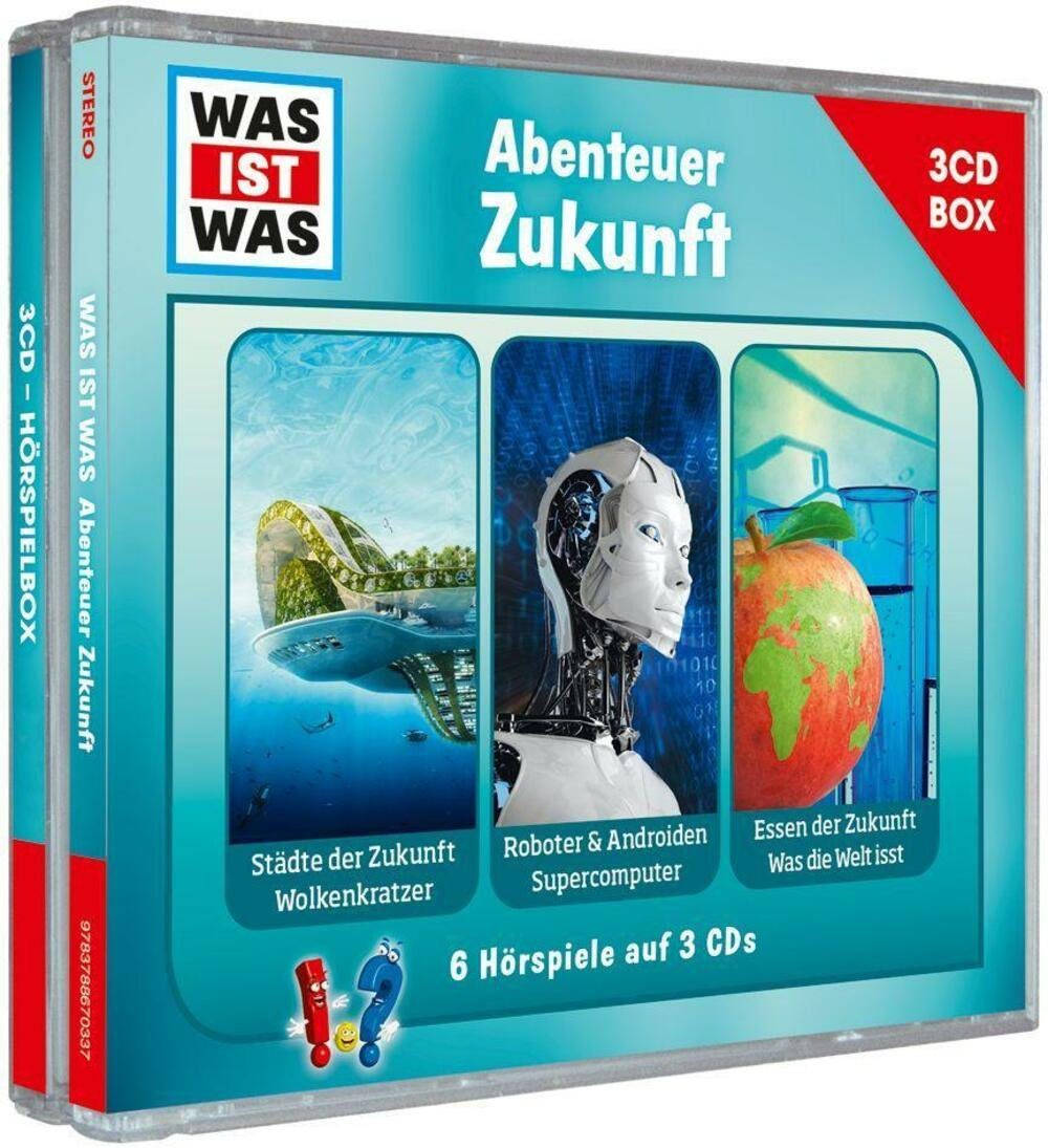 Tessloff Verlag Hörspiel WAS IST WAS 3-CD Hörspielbox. Abenteuer Zukunft