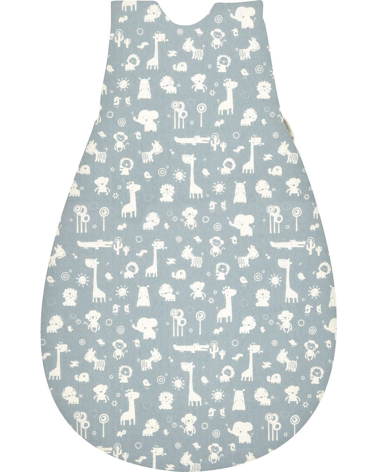 Baby-Mäxchen Schlafsack 3tlg. - TOG 2,5 - Animals blau, 50/56