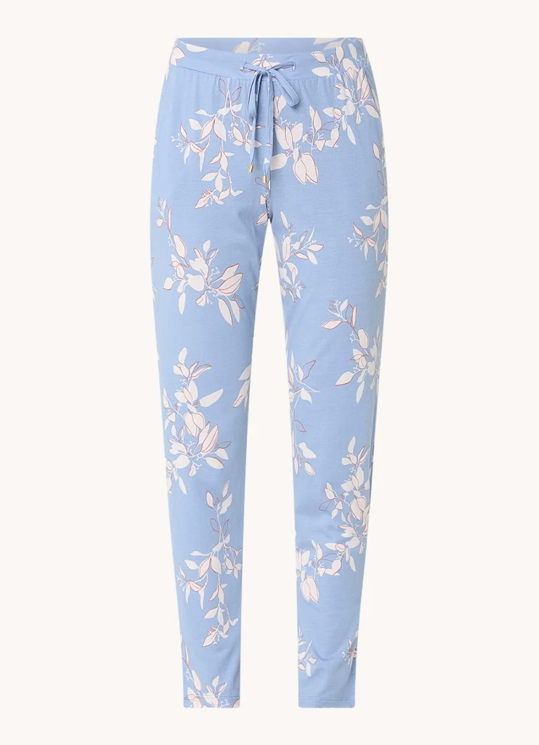 Pantaloni de pijama Hanro cu imprimeu floral