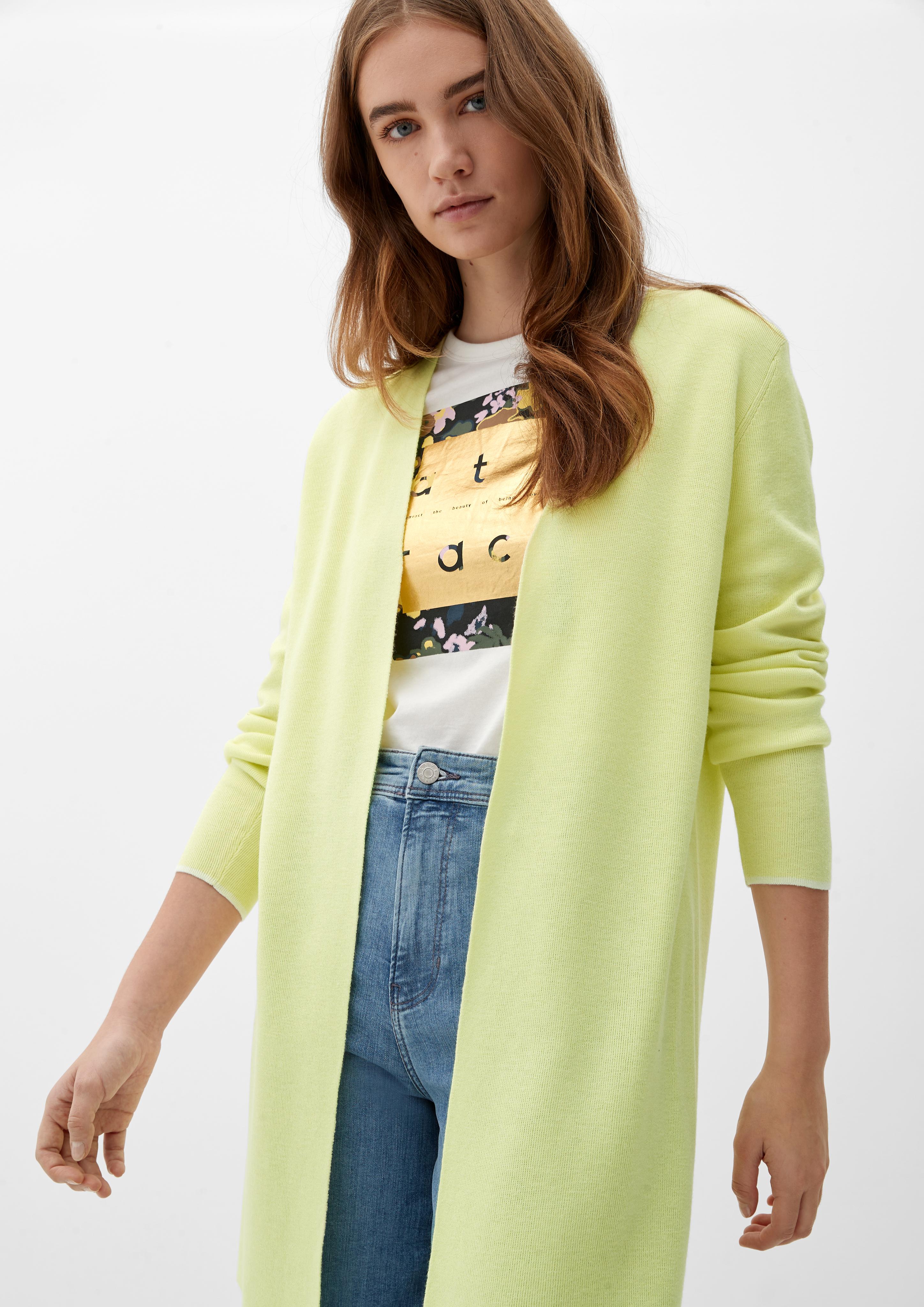 Langer Double Face-Cardigan  2121682-7015