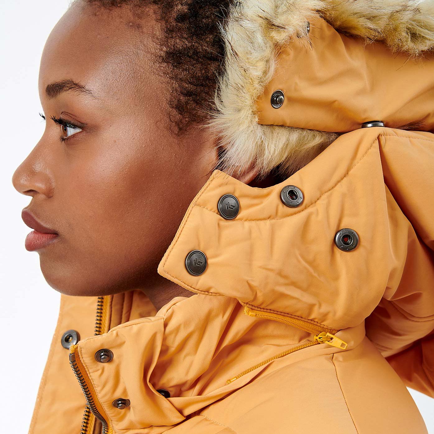 DIBBY  Doudoune jaune femme