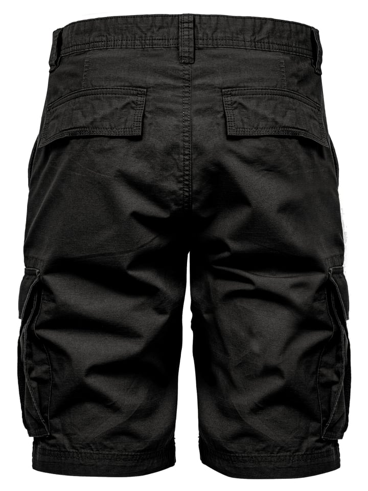 Amaci&Sons Cargoshorts SAUGET in Schwarz günstig kaufen