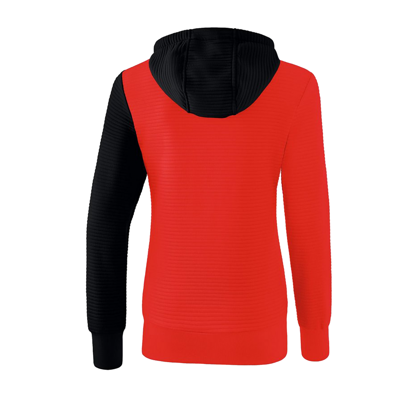 Erima 5-C Trainingsjacke Kapuze Damen Rot Schwarz