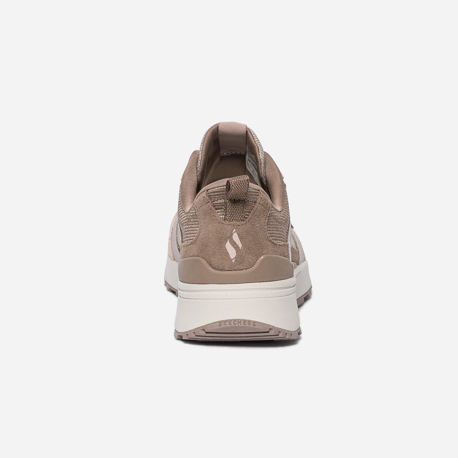 Tennis SKECHERS beige bi matière