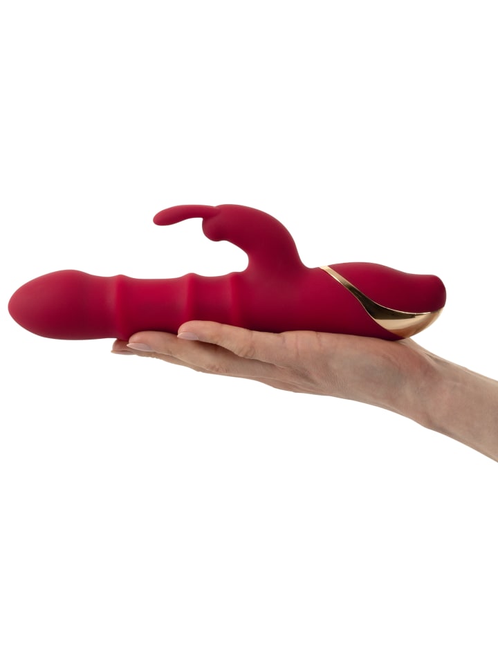 You2Toys Rabbitvibrator Rabbit Vibrator with 3 Moving Rings in rot günstig kaufen 23,5