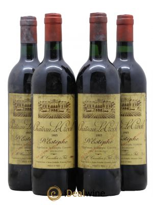 Château le Crock Cru Bourgeois  1985 - Lot de 4 Bouteilles